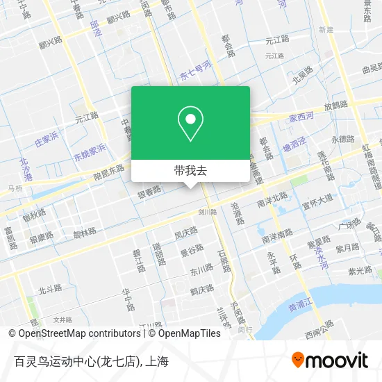 百灵鸟运动中心(龙七店)地图