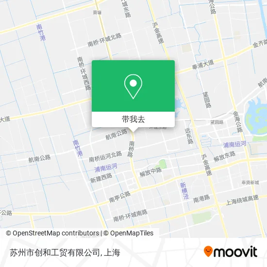 苏州市创和工贸有限公司地图