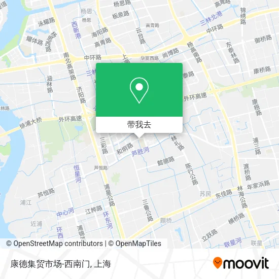 康德集贸市场-西南门地图