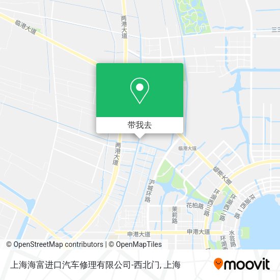 上海海富进口汽车修理有限公司-西北门地图