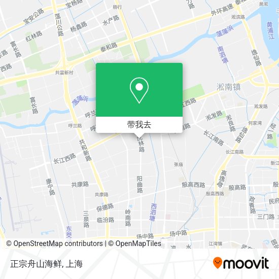 正宗舟山海鲜地图
