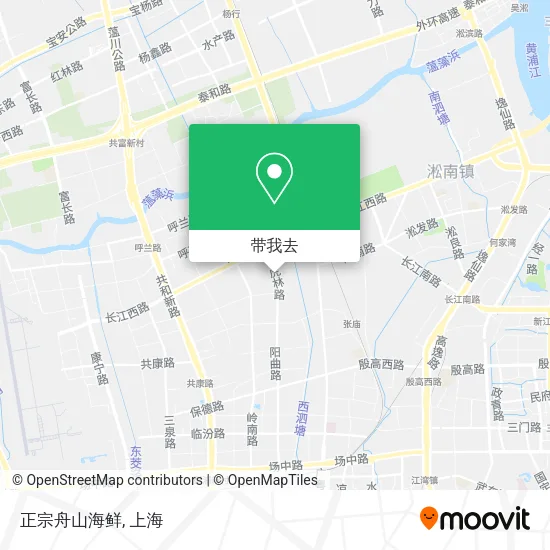 正宗舟山海鲜地图