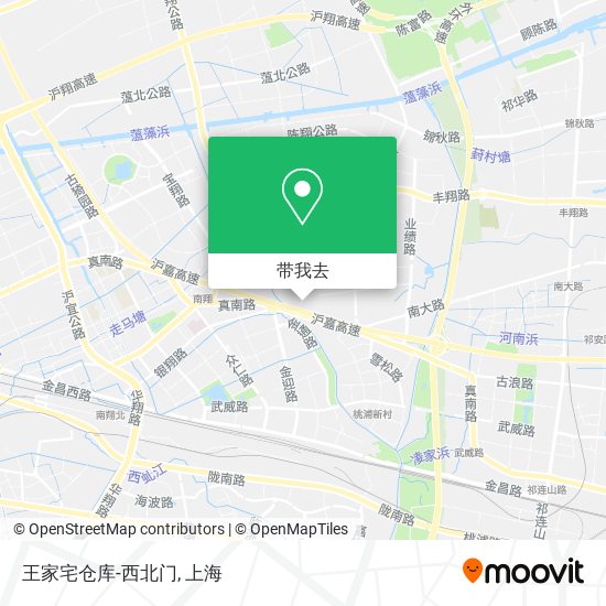 王家宅仓库-西北门地图