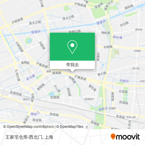 王家宅仓库-西北门地图