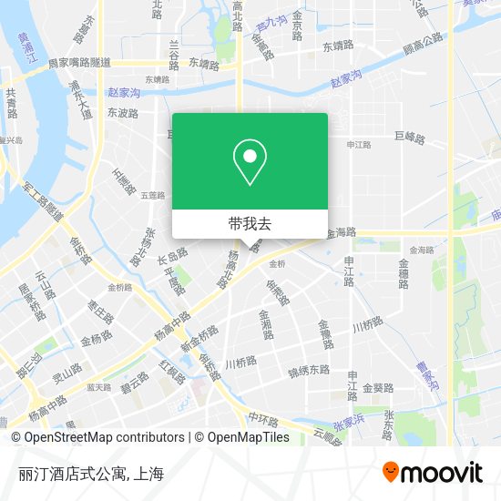 丽汀酒店式公寓地图