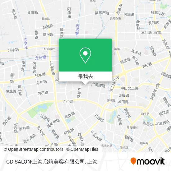 GD SALON·上海启航美容有限公司地图