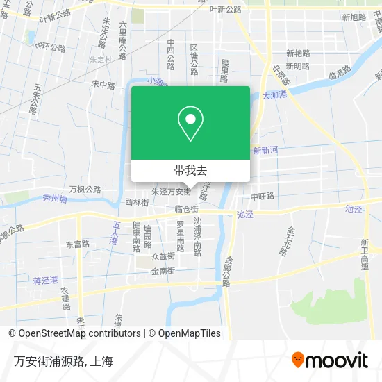 万安街浦源路地图