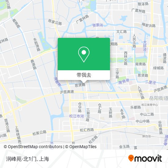 润峰苑-北1门地图
