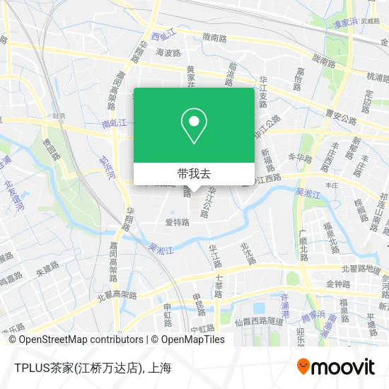 TPLUS茶家(江桥万达店)地图