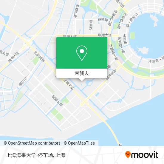 上海海事大学-停车场地图