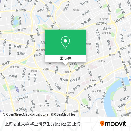 上海交通大学-毕业研究生分配办公室地图