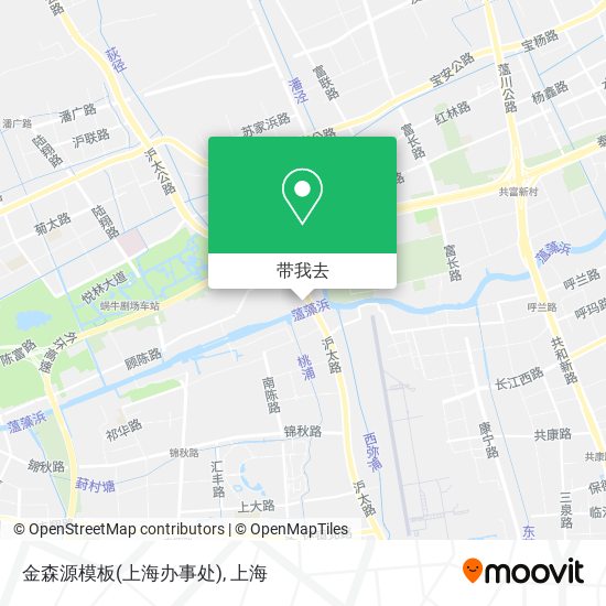 金森源模板(上海办事处)地图