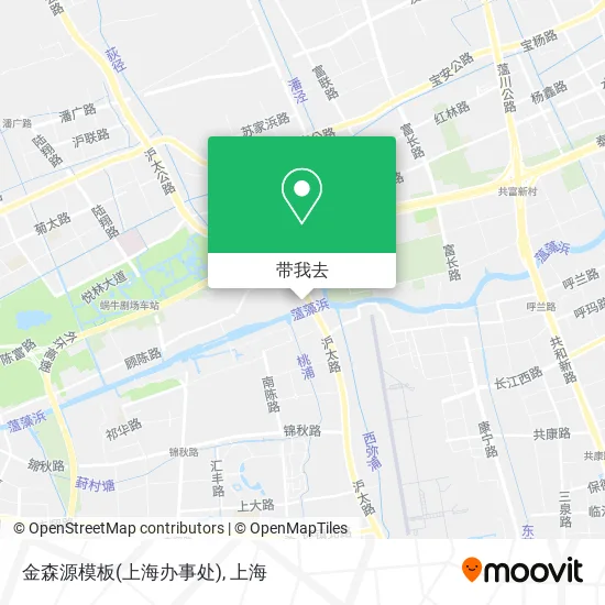 金森源模板(上海办事处)地图