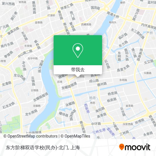 东方阶梯双语学校(民办)-北门地图