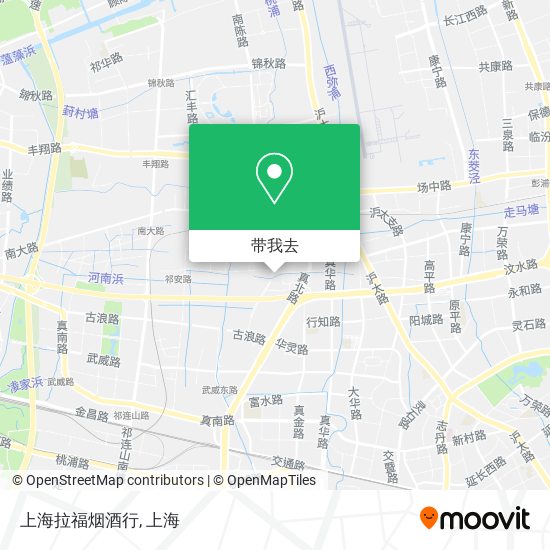 上海拉福烟酒行地图