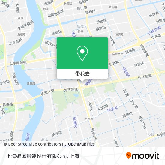 上海绮佩服装设计有限公司地图