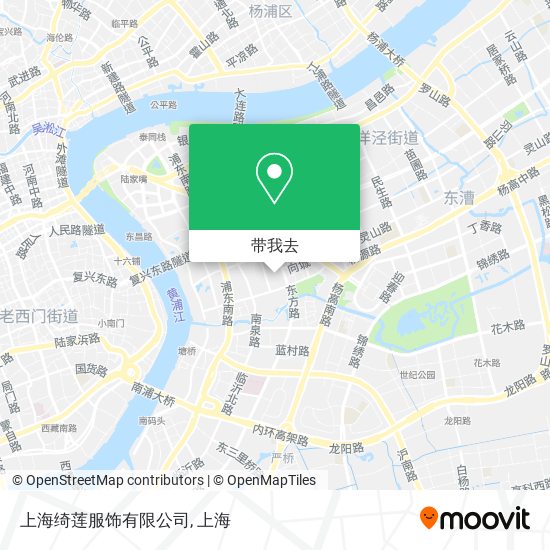 上海绮莲服饰有限公司地图