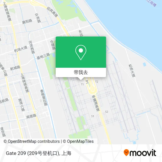 Gate 209 (209号登机口)地图