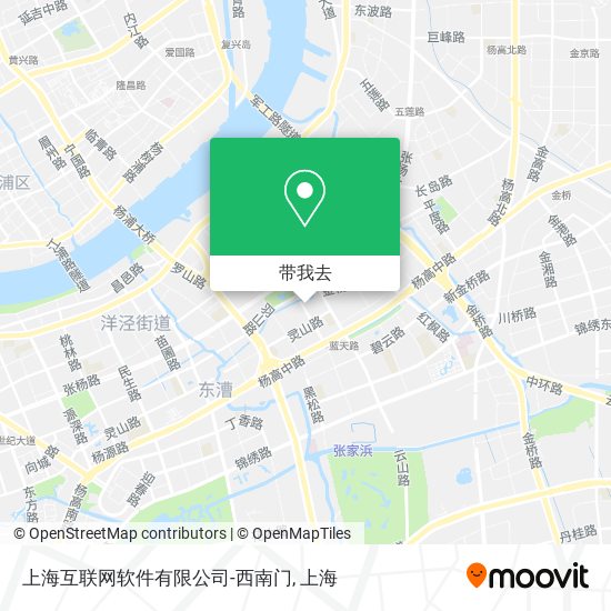 上海互联网软件有限公司-西南门地图