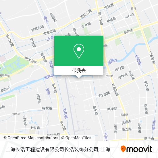 上海长浩工程建设有限公司长浩装饰分公司地图