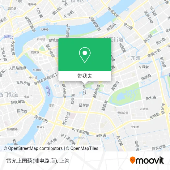 雷允上国药(浦电路店)地图