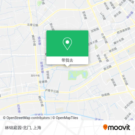 林锦庭园-北门地图
