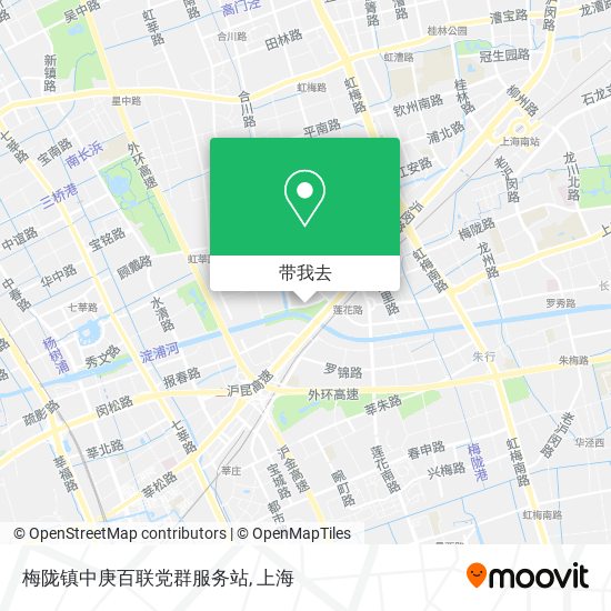 梅陇镇中庚百联党群服务站地图