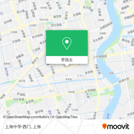 上海中学-西门地图