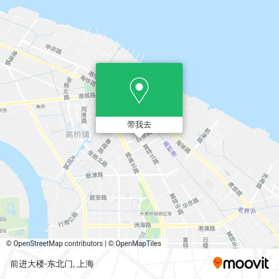 前进大楼-东北门地图