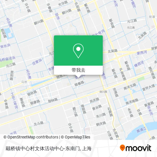 颛桥镇中心村文体活动中心-东南门地图