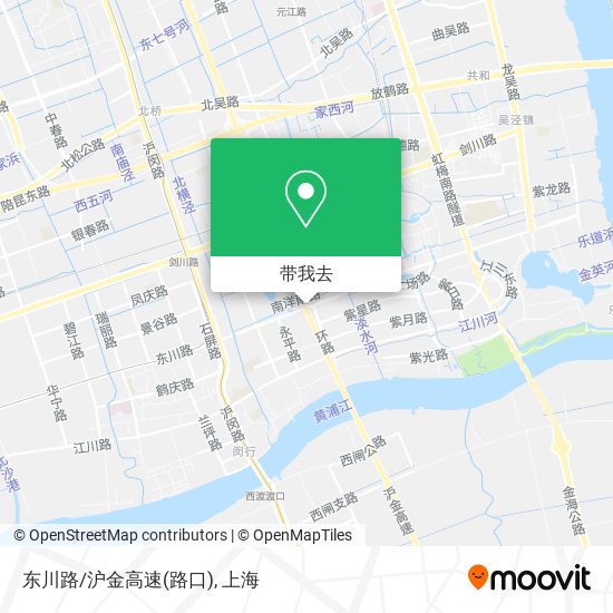 东川路/沪金高速(路口)地图