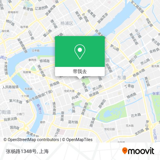 张杨路1348号地图