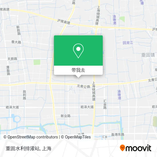 重固水利排灌站地图