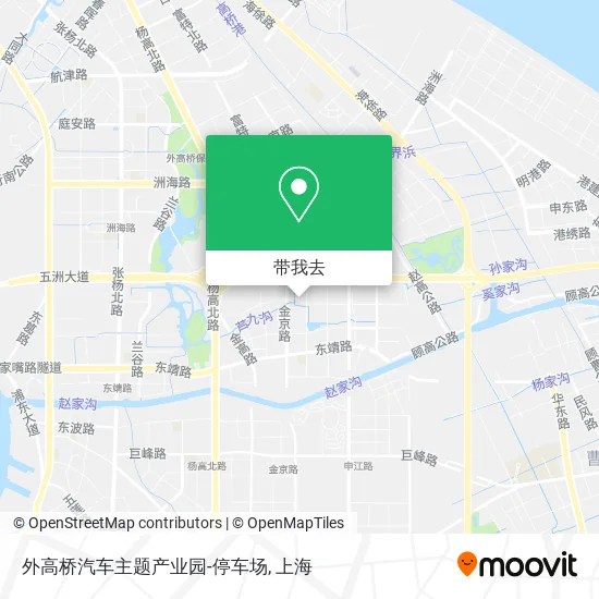 外高桥汽车主题产业园-停车场地图