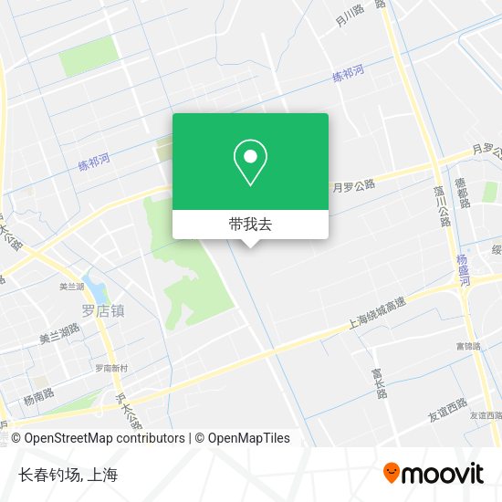 长春钓场地图