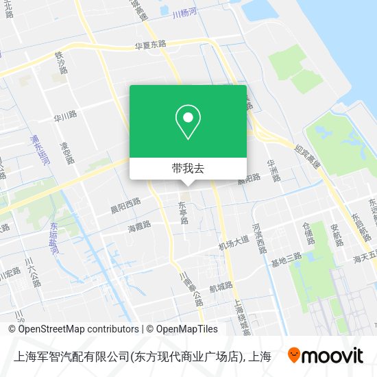 上海军智汽配有限公司(东方现代商业广场店)地图