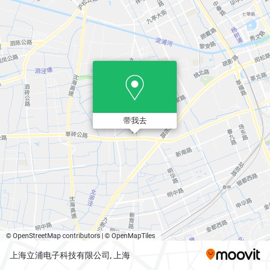 上海立浦电子科技有限公司地图
