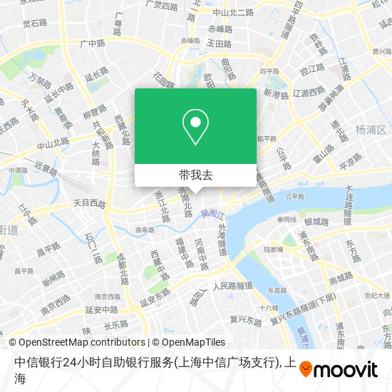 中信银行24小时自助银行服务(上海中信广场支行)地图