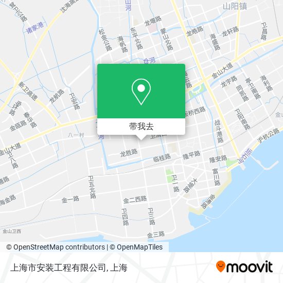 上海市安装工程有限公司地图