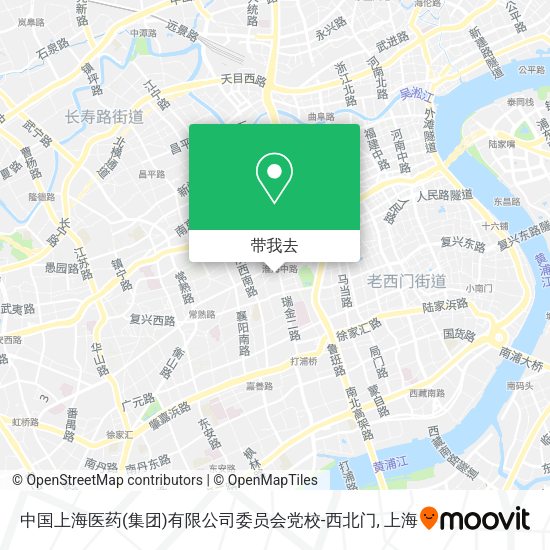 中国上海医药(集团)有限公司委员会党校-西北门地图