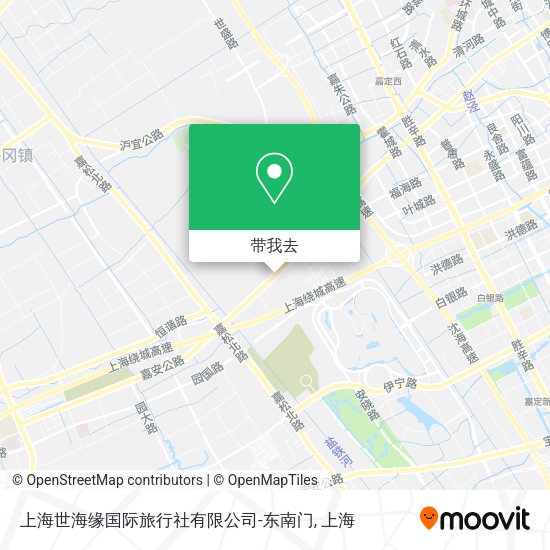 上海世海缘国际旅行社有限公司-东南门地图