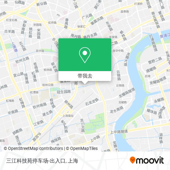 三江科技苑停车场-出入口地图