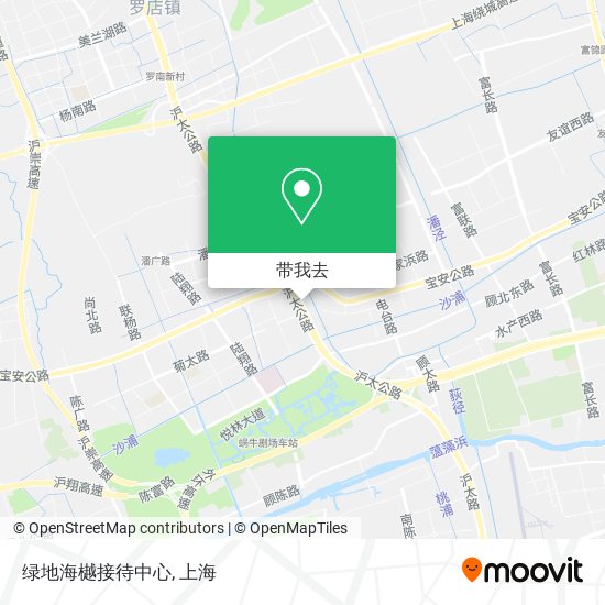 绿地海樾接待中心地图