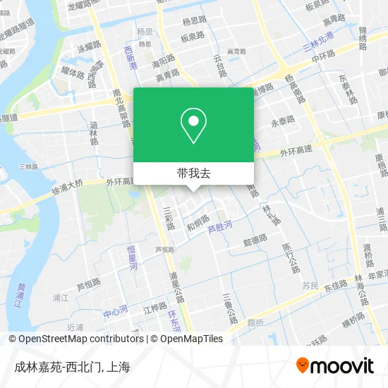 成林嘉苑-西北门地图