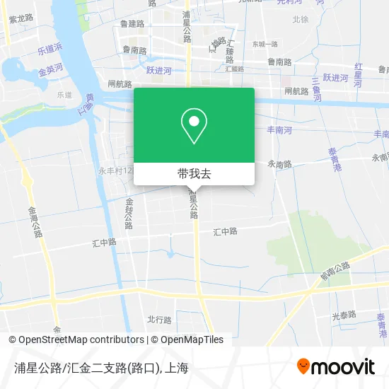 浦星公路/汇金二支路(路口)地图