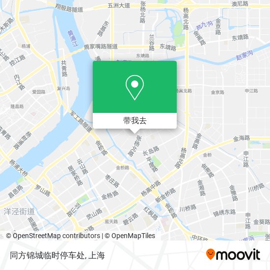 同方锦城临时停车处地图