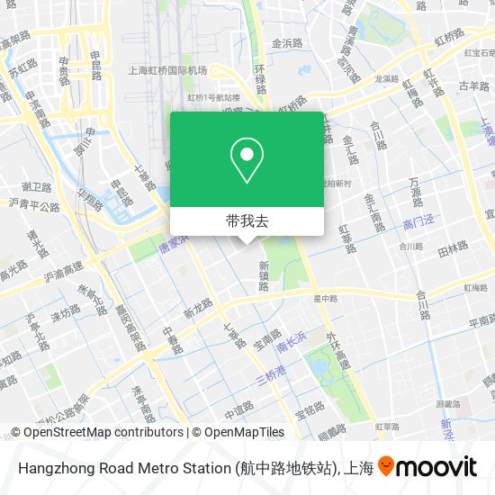 Hangzhong Road Metro Station (航中路地铁站)地图