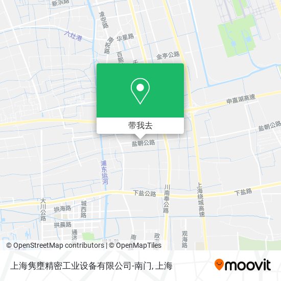 上海隽壅精密工业设备有限公司-南门地图