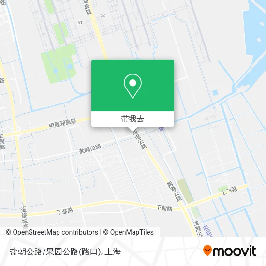 盐朝公路/果园公路(路口)地图