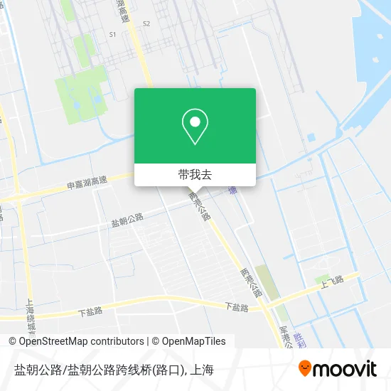 盐朝公路/盐朝公路跨线桥(路口)地图